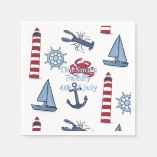 Nautical napkins