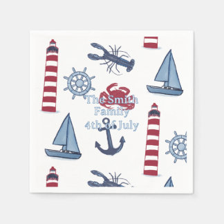 Nautical napkins