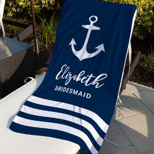 Just Married Personalized Beach Towel – Rich Design Co
