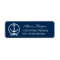 Nautical Navy Anchor Monogram Wedding Address