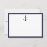 Nautical Navy Blue Anchor Wedding Advice Card<br><div class="desc">Modern Nautical Navy Blue Anchor Wedding Advice and Wishes Card
featuring navy blue anchor on white background with navy blue border.

Perfect for wedding,  baby shower,  birthday party,  bridal shower,  bachelorette party and any special occasions.</div>