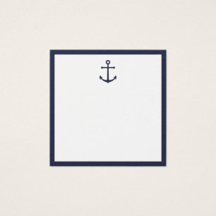 Nautical Navy Blue Anchor Wedding Advice&Wishes