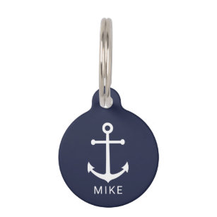 nautical dog tags