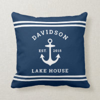 lake themed throw pillows