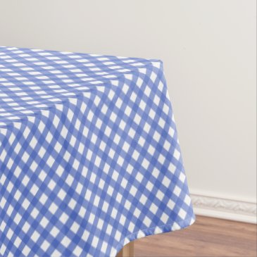 Nautical Navy Blue Gingham Pattern