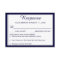 Nautical Navy Blue Sailboat Wedding RSVP Cards