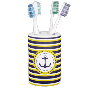 yellow bathroom accessories sets dark gray nautical navy blue yellow stripes anchor design bathroom set and bath accessory sets zazzle yellow bathroom accessories sets dark gray nautical navy blue yellow stripes anchor design bathroom set and bath accessory sets zazzle