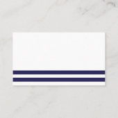 Nautical Navy Guest Table Escort Cards (Back)