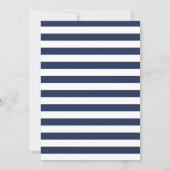 Nautical Navy Knot Save the Date Card (Back)