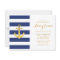 Nautical Navy Stripe Baby Shower with Gold Anchor