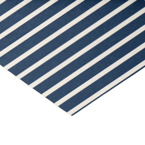 Nautical Navy Stripes Tissue Paper | Zazzle