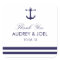 Nautical Navy Wedding Favor Stickers