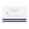 Nautical Navy Wedding RSVP