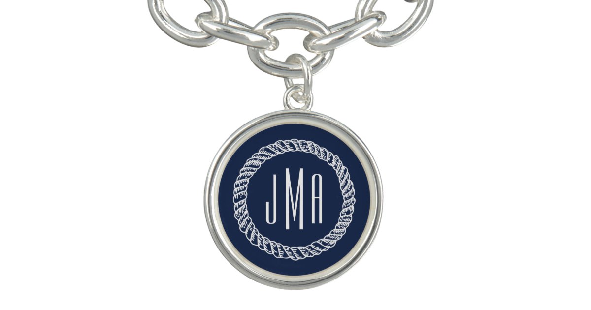 Monogram Rope Charm Bracelet