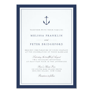 nautical wedding invitations zazzle