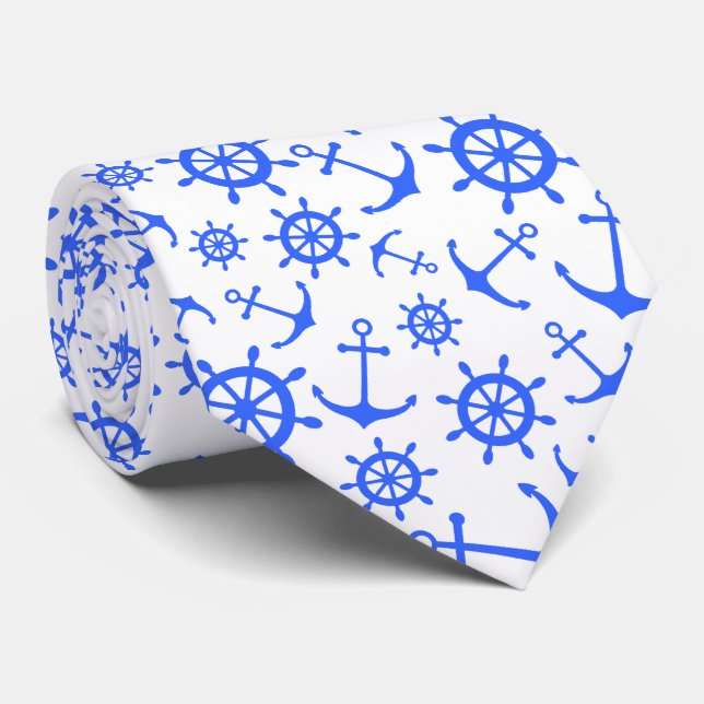 Nautical Neck Tie (Rolled)