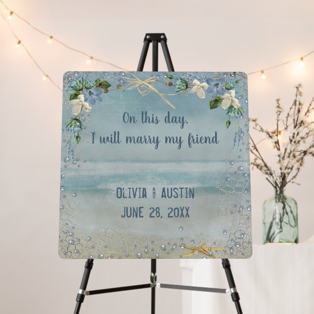 Nautical Net and Starfish Foam Board (In Situ (Stand))