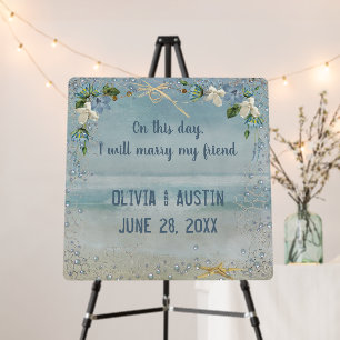 Nautical Net and Starfish Foam Board