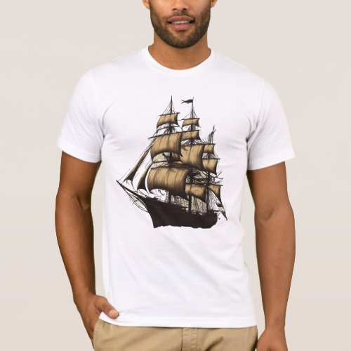Nautical Nomad Sail into Adventure T_Shirt