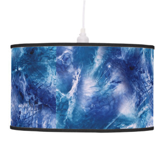 Nautical Ocean Blue Net Pendant Light, Table Lamp