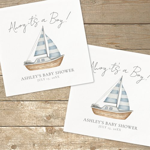Nautical Ocean Boy Baby Shower