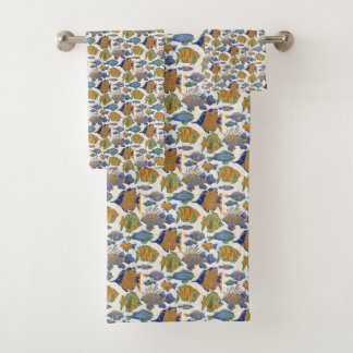 Nautical Ocean Life Towel Collection