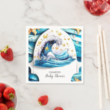 Nautical Ocean Waves Baby Shower