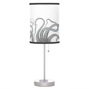Nautical octopus tentacles vintage kraken steampun table lamp
