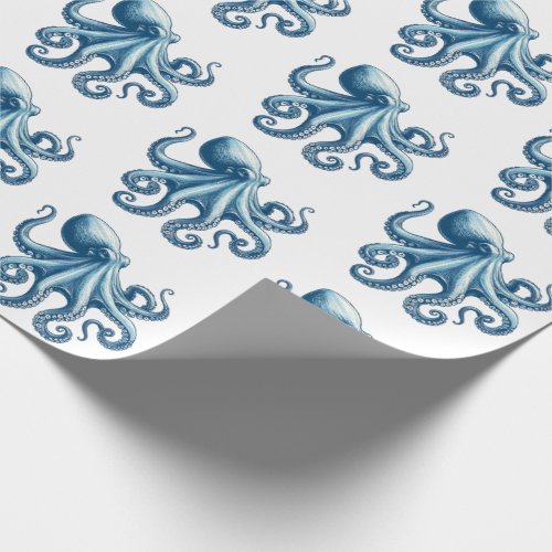 Nautical Octopus Wrapping Paper