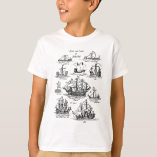 NAUTICAL OLD SAILING SHIPS T-Shirt