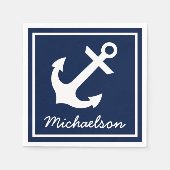 Nautical Paper Napkins (Front)