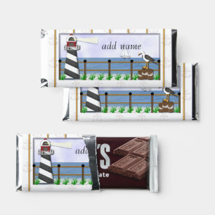 Nautical Party Candy Bar Wrapper Favors