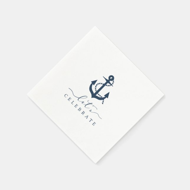 Nautical Party Napkins (Corner)