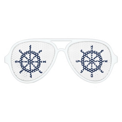 Nautical party shades ship wheel sunglasses