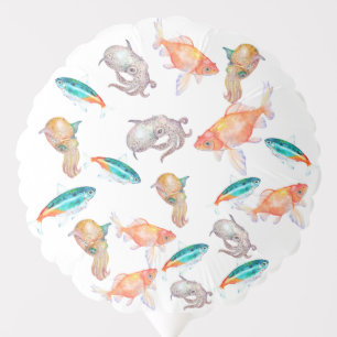 Nautical pattern balloon