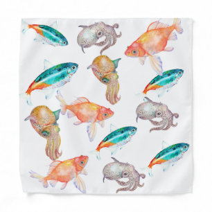 Nautical pattern bandana