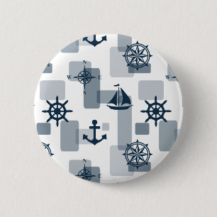 Nautical pattern button