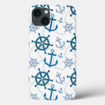 Nautical pattern iPhone 13 case
