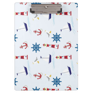 Nautical Pattern Clipboard