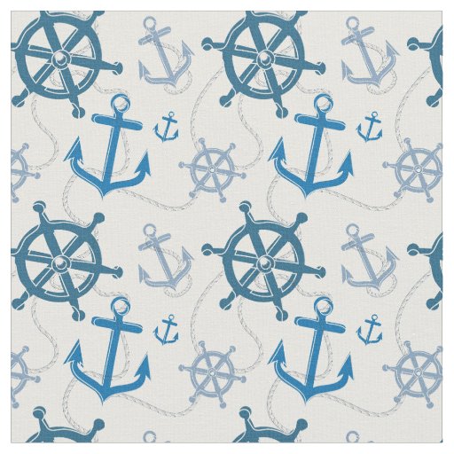 Nautical pattern fabric