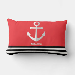 Nautical Pattern Lumbar Pillow