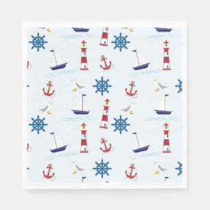 Nautical Pattern Napkins