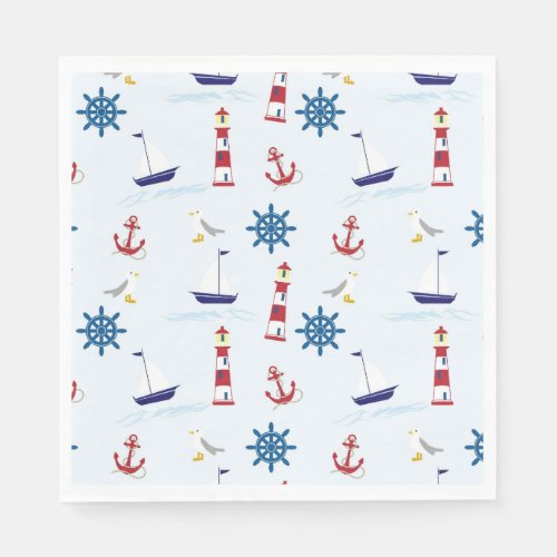 Nautical Pattern Napkins