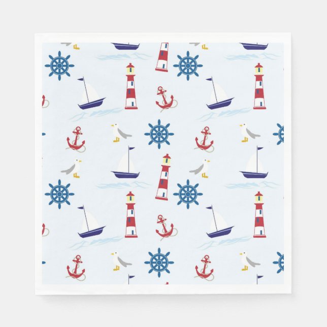 Nautical Pattern Napkins (Front)
