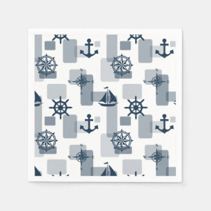 Nautical pattern napkins
