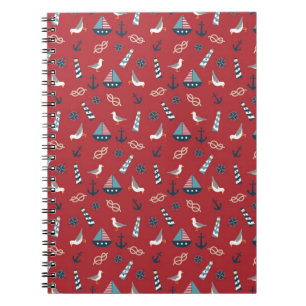 Nautical Pattern Notebook