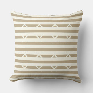 Nautical pattern outdoor pillow