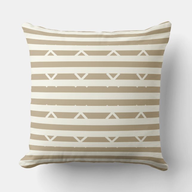 Nautical pattern  outdoor pillow (Front)