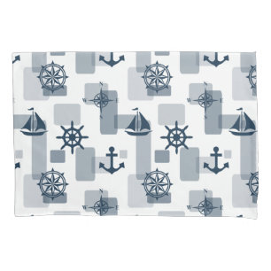 Nautical pattern pillow case