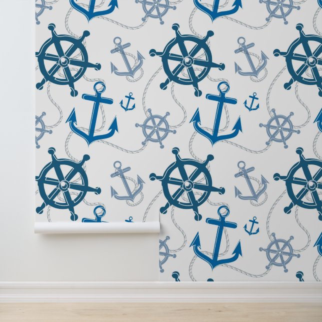 Nautical pattern wallpaper  (Application)